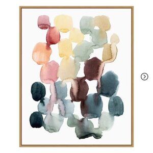 Amanti Art Desert Stones II by Grace Popp Framed Canvas NEW WITH‎ TAG